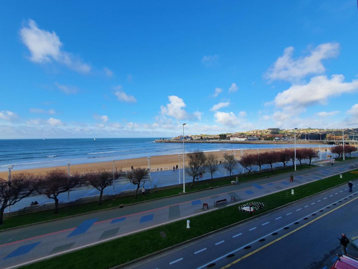 Playa 12 - El Lujo De Estar En 1ª Linea De Playa - Vut-4043-As Appartement Gijón Buitenkant foto